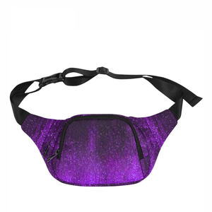 Sac banane unisexe en polyester écologique avec sangle réglable, léger, durable et scintillant, fabriqué au Pakistan - Product Image 1