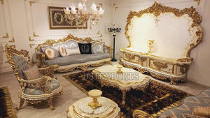 Ensembles de canapés personnalisés à la française pour le salon en bois de teck fabriqués à la main nouveaux canapés 5 places de luxe en gros Fast Ship Canada - Product Image 6