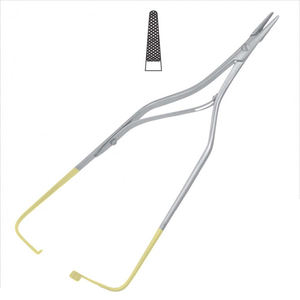 Ensemble de 7 instruments chirurgicaux manuels en acier inoxydable : porte-aiguille à sertir, forceps hémostatiques, ciseaux chirurgicaux - Product Image 3