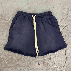 New Custom Rhinestone Logo Streetwear Vintage Oversized Sunfaded Stone Acid Wash Chenille Embroidery Casual Breathable Jogging - Product Image 4