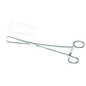 Schroeder-Forceps uterinos de doble diente, tenaculo de Duplay, Forceps de ginecológica, instrumentos de acero inoxidable de calidad - Product Image 4