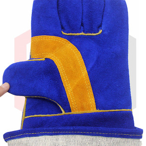 ถุงมือป้องกันงานหนัง EN12477 2025 ถุงมือเชื่อมทนความร้อน ป้องกันไฟฟ้าสถิต ทนต่อการฉีกขาด ระบายอากาศได้ดี เรียบลื่น - Product Image 5