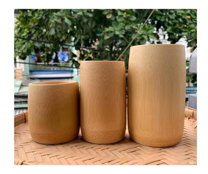 Tazas de bambú ecológicas de Vietnam de alta calidad, vasos para beber biodegradables perfectos para fiestas y suministros de exportación - Product Image 1