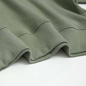 Sudadera con Capucha Corta para Mujer, Cómoda para Uso Diario, con Estampado Personalizado, Tela Suave, Color Sólido, Uso Casual - Product Image 5