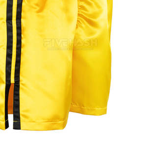 กางเกงชกมวยไทยและมวยสากลเอวยางยืด รุ่น Pro Training ออกแบบได้ตามต้องการ - Product Image 5