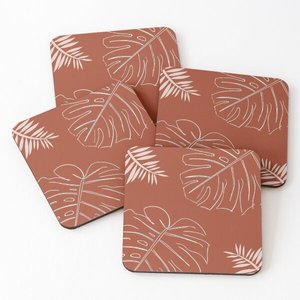 High Quality Wood <b>Coasters</b> square with Printed Tea Serving <b>Coasters</b> 4 Pieces <b>Set</b> Hot Selling Kitchen Ware Home <b>and</b> Kitchen - Product Image 6