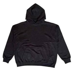 Sweat à capuche oversize pour homme, hiver, logo personnalisé, OEM, polaire, coton mélangé écologique, couleur personnalisée, vente en gros - Product Image 3