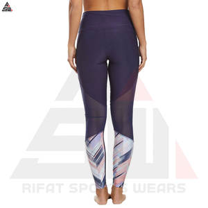 เลกกิ้งผู้หญิงผ้าใยไผ่ระบายอากาศได้ดีบางเอวกลางฤดูหนาวแห้งเร็วออกกำลังกายยิมฝึกซ้อมไร้รอยต่อ - Product Image 5