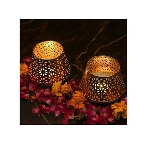 Portavelas de Metal de lujo para bodas, perfecto para decoración de centro de mesa y estilo romántico - Product Image 6