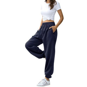 OEM Logo personnalisé Pantalon de jogging décontracté pour femmes Jogging Pantalon de survêtement unisexe personnalisé en coton respirant Pantalon de survêtement respirant OEM - Product Image 1