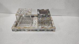 Brûleur d'encens de haute qualité vadrouille incrustation prix de gros porte-encens nacre Bakhoor brûleur par Falak World Export - Product Image 3