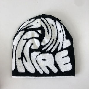 Unisex invierno adulto moda alta calidad grueso colorido rojo logotipo personalizado de punto acrílico gorros - Product Image 2