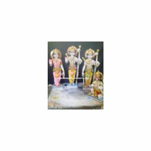 <b>Religious</b> God Ram Darbar Marble Decorative <b>Statues</b> - Product Image 1