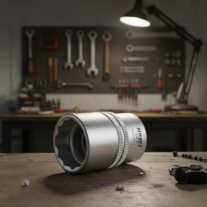 Hazet 1/2'' <b>12</b>-<b>Point</b> Square <b>Socket</b> with Traction Profile and Knurling - Product Image 3