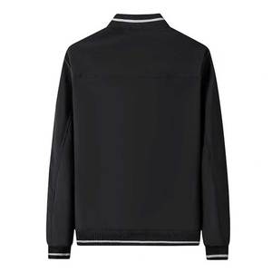 Chaqueta Bomber de Invierno Personalizable para Hombre, Chaqueta de Lona Transpirable con Cuello Alto, Impermeable, Resistente al Viento y Reversible - Product Image 2