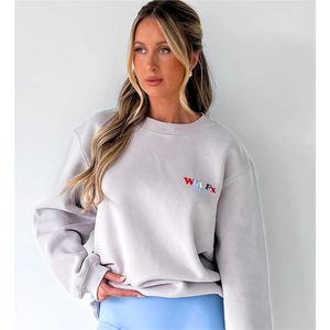 Sweat-shirt à col rond personnalisé pour homme et femme, en coton uni, pour l'hiver, avec logo personnalisé, fabriqué par le fabricant, 2024 - Product Image 5