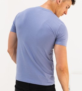 Camiseta activa de buena calidad para hombre, ropa informal, nueva camiseta deportiva de Color sólido a la moda para hombre - Product Image 5