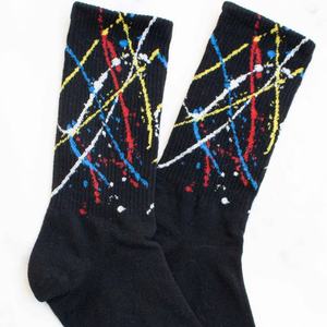 ODM Imprimé Casual Coton Crew Chaussettes Respirant Street Style pour Hommes et Femmes Bas quantité minimale de commande Prix Usine - Product Image 4