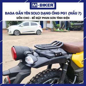 Soporte de Asiento Individual M-Biker, Portaequipajes Trasero de Acero Inoxidable PG1, Diseño Tubular para Modificación/Actualización de Motocicletas de Calle - Product Image 3