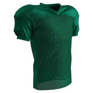 Camiseta de práctica de fútbol americano Retro personalizada para hombres y mujeres, camiseta de fútbol de malla Vintage con mangas cortas para entrenamiento - Product Image 2