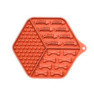 Piatto in silicone testurizzato per alimenti umidi, resistente e facile da pulire - Product Image 4