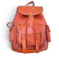 Sac à dos vintage en cuir véritable unisexe pour étudiants, grande capacité, antivol, avec fermeture éclair et bandoulière arquée