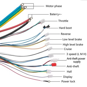 Tùy Chỉnh Chất Lượng Cao Điều Khiển Nhiệt Độ Xe Điện Điều Khiển Tự Động DC Bom Aqua 48V-24a E Xe Đạp Điều Khiển - Product Image 4