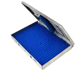 Caja de Almacenamiento para Instrumental Dental con Esterilización en Autoclave Manual, Bandeja de Acero Inoxidable 7.25 5, Certificación CE, Instrumentos de Clase - Product Image 4