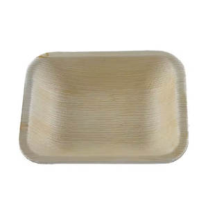 Vajilla desechable de hoja de palma biodegradable ecológica, cuencos cuadrados de postre compostables para servir comida para fiestas, hoteles - Product Image 3