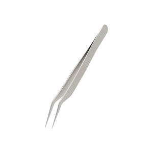 Pinzas para pestañas personalizadas de acero inoxidable, nuevo producto, para maquillaje - Product Image 1