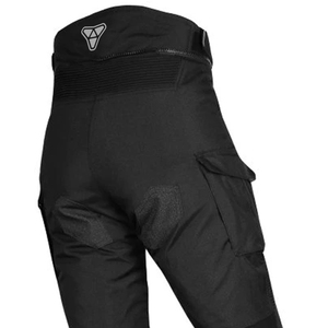 Pantalones textiles para motociclismo diseñados para uso práctico en carretera con resistencia a la abrasión y armadura de nivel 1 CE. - Product Image 5