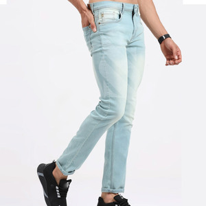 SMITHY SPORTS Best Quality High Waist Men's <b>Jeans</b> Pants 100% Cotton Custom Color Breathable Lightweight <b>Button</b> <b>Fly</b> New High - Product Image 3
