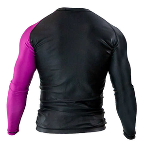 Vêtements d'entraînement en gros, meilleur prix, coupe ajustée, rashguard pour homme, respirant, séchage rapide, manches longues, spandex/polyester, haute qualité - Product Image 2