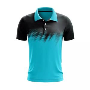 Maillot de cricket en polyester unisexe avec nouveau modèle de t-shirt de sport en gros personnalisé avec logo d'impression numérique nom du club - Product Image 4