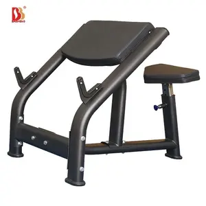 High Quality Commercial Home Fitness Equipment Seated Arms Curl Biceps Standing Bench Preacher Bench Wholesale Factory Price