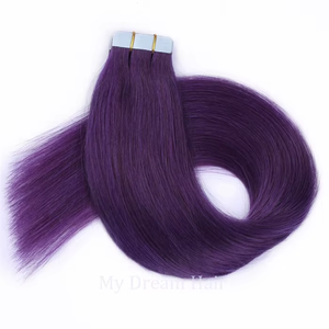 Extensions per capelli lisci cinesi all'ingrosso Lila Tape, 100% Remy Virgin Double Drawn Micro-Link, trama singola, capelli umani - Product Image 1