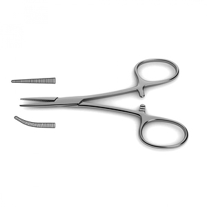 Ensemble de ciseaux hémostatiques en acier inoxydable de 5 pouces sur mesure, instrument chirurgical manuel, forceps à verrouillage droit, CE - Product Image 2