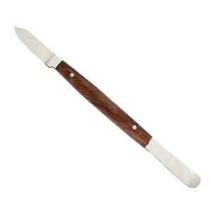 Double-Ended Manual Dental Wax <b>Carving</b> Knife with <b>Wooden</b> Handle for Laboratory Wax Modeling & Jewelry Making Sculpting <b>Tool</b> - Product Image 3