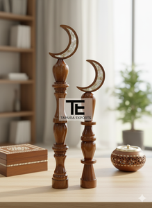 ของตกแต่งโต๊ะรูปพระจันทร์เสี้ยวทำมือศิลปะอิสลามของตกแต่งบ้าน - Product Image 2