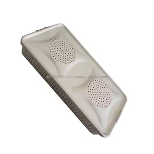 Boîte de rangement pour instruments dentaires en acier inoxydable médical professionnel, avec couvercle, vente en gros, instruments chirurgicaux, stérilisation manuelle - Product Image 6