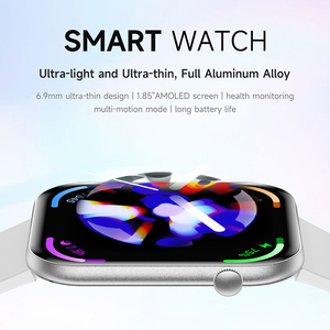 Reloj Inteligente KM90 Square con Pantalla AMOLED de 1.85 Pulgadas, Monitor de Actividad Física, Frecuencia Cardíaca, Presión Arterial, Monitor de Sueño, Reloj Despertador, Resistente al Agua IP68 - Product Image 2