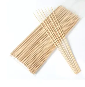Wooden Bamboo Skewers Stick BBQ Barbecue Meat Skewer Super High quality Manufacture Low Price