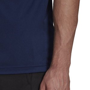 Polo à manches courtes pour homme, bleu marine, couleur unie, tissu piqué à séchage rapide, style décontracté, col boutonné, style été - Product Image 6