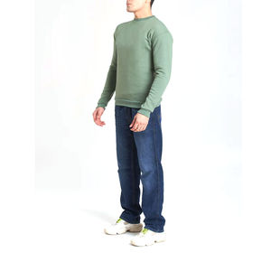 Sweatshirts Oversize Homme Tendance Urbaine 100% Coton Couleur Unie Personnalisables Imprimés Sur Mesure 2026 - Product Image 3