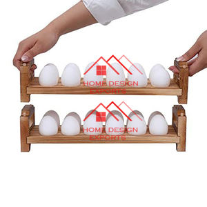 Porte-oeufs en métal en argent fini Design sphérique unique pour comptoir de cuisine Accessoires de cuisine les plus vendus - Product Image 6