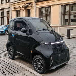 Scooter Eléctrico Eu con Tracción en las Cuatro Ruedas, Batería de Litio Doble, Asientos de Cuero, Vehículo de Nueva Energía, Motocicleta Pequeña Multiusos, Mini Auto Eléctrico - Product Image 1