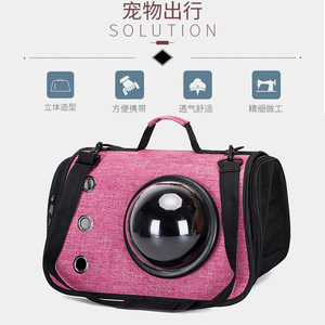 Mochila Transparente para Mascotas, Bolsa de Transporte Plegable para Gatos, Transportador Portátil de Viaje para Gatos y Perros Pequeños - Product Image 2