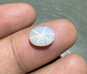 Pierre précieuse naturelle saphir étoile grise de qualité supérieure Pierres précieuses en vrac de haute qualité Fabrication de bijoux Pierres précieuses à des prix abordables OEM en vrac - Product Image 4