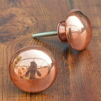 Poignée de tiroir vintage en laiton en forme de gland, réglable, finition antique, quincaillerie décorative pour meubles de chambre rustique