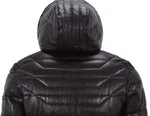 Chaqueta de Invierno de Piel de Oveja Genuina Personalizable ESPRIT, Chaqueta Acolchada Cálida de Alta Gama con Cuello Alto y Capucha Extraíble, Chaqueta Acolchada OEM - Product Image 5